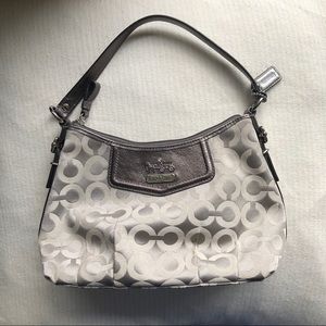 SILVER COACH BAG